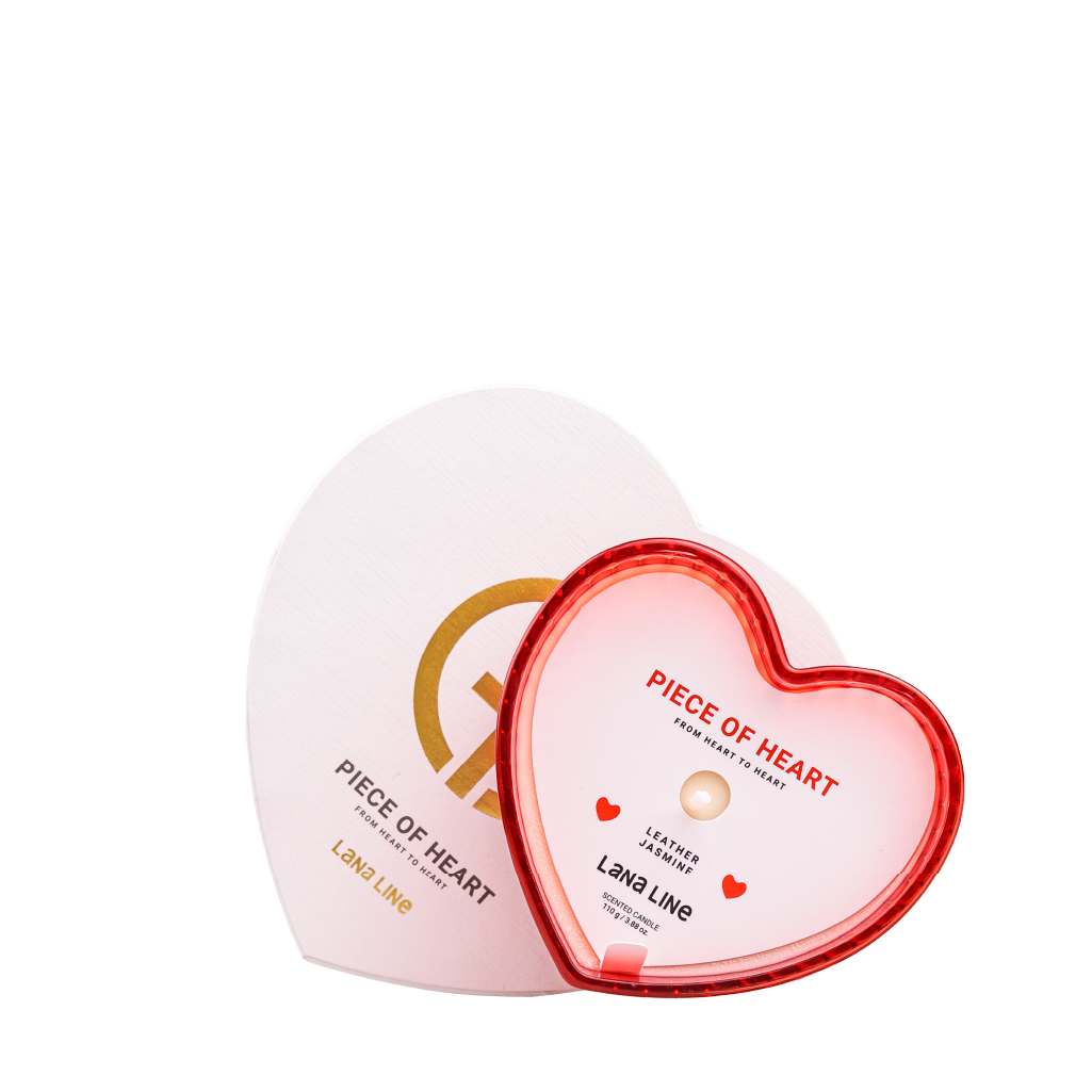 Piece Of Heart Candle