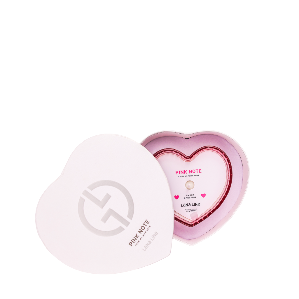 Pink Note Candle