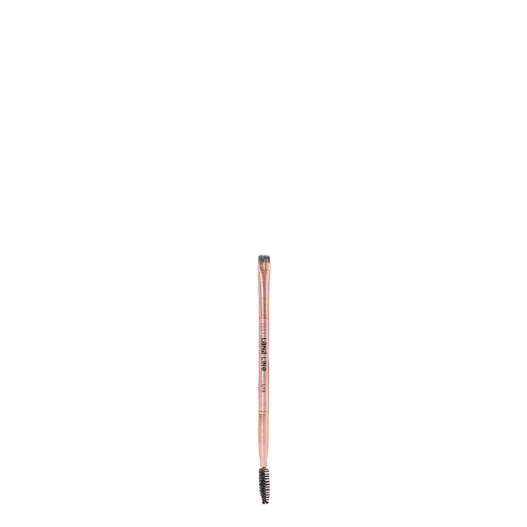Double End Brow Brush L18 - Professional Dual-Sided Eyebrow Grooming Tool | Lana Line